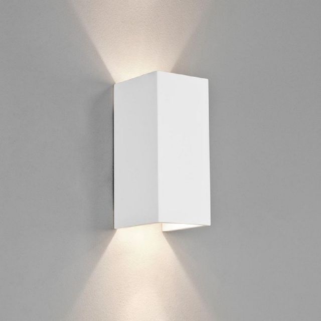 Astro 1187019 Parma Two Light LED Wall Light In White With Phased Dimmer - H: 210mm
