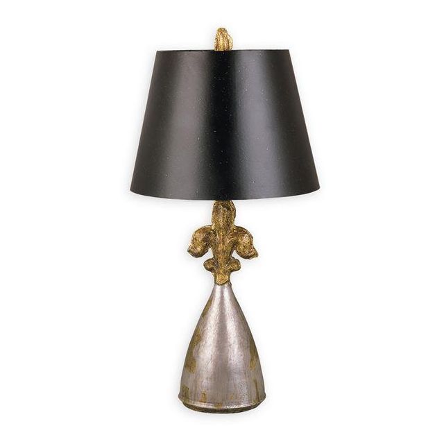 FB/RODRIGUE/TL 1 Light Black and Gold Table Lamp