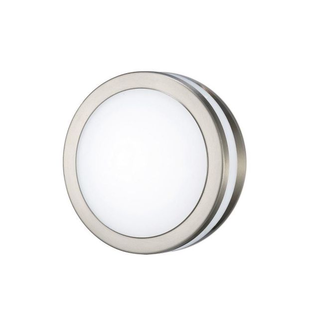 Diyas D0080 Aldo LED Plain Round  Outdoor Ceiling/Wall Light In Stainless Steel
