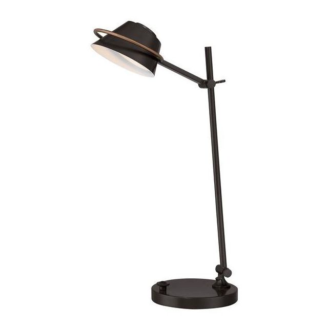 QZ/SPENCER/TL WT Spencer Western Bronze LED Desk Lamp