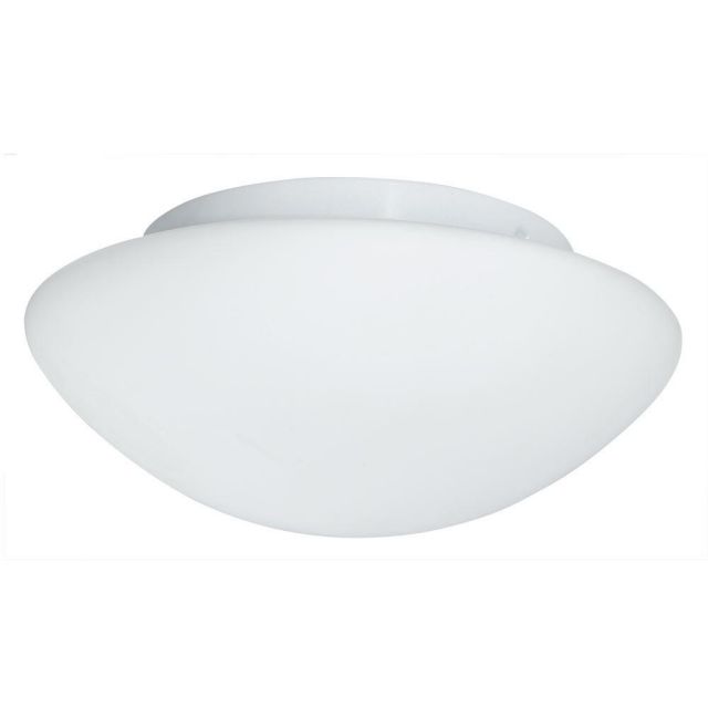 Searchlight 1910-23 Flush Modern IP44 Ceiling Light with Opal Glass