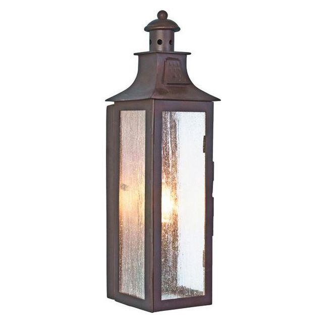 Elstead Stow wrought iron exterior wall lamp, IP23