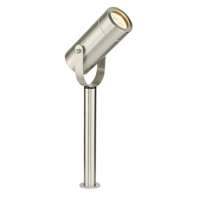 Saxby 13914 Palin Ground Spike Light in Brushed Stainless Steel Finish