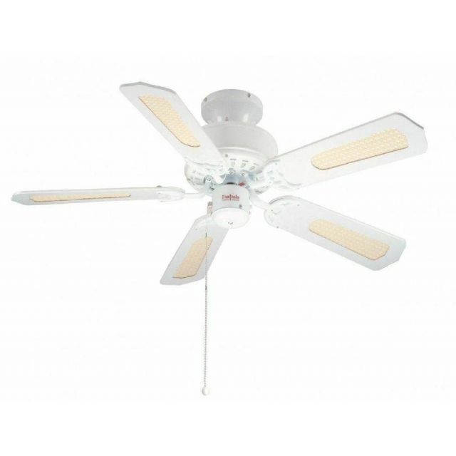 Fantasia 110095 Belaire Ceiling Fan In White Without Light