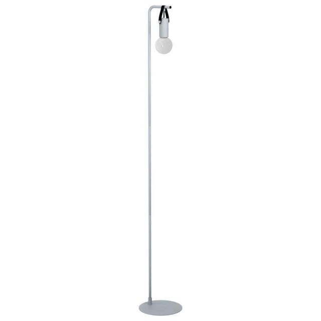 Eglo 98285 Apricale 1 Light Floor Light In Grey And Black