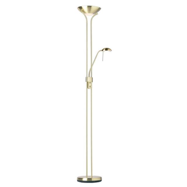 Endon ROME-SB Mother And Child Lamp in Satin Brass ROME-SB