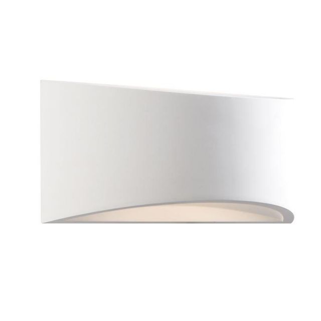 Saxby 61638 Toko Wall Washer Light in White Plaster Finish 300 mm