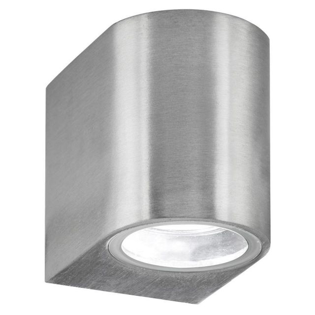 Searchlight 8008-1SS-LED One Light Outdoor Wall Light With Fixed Glass In Stainless Steel