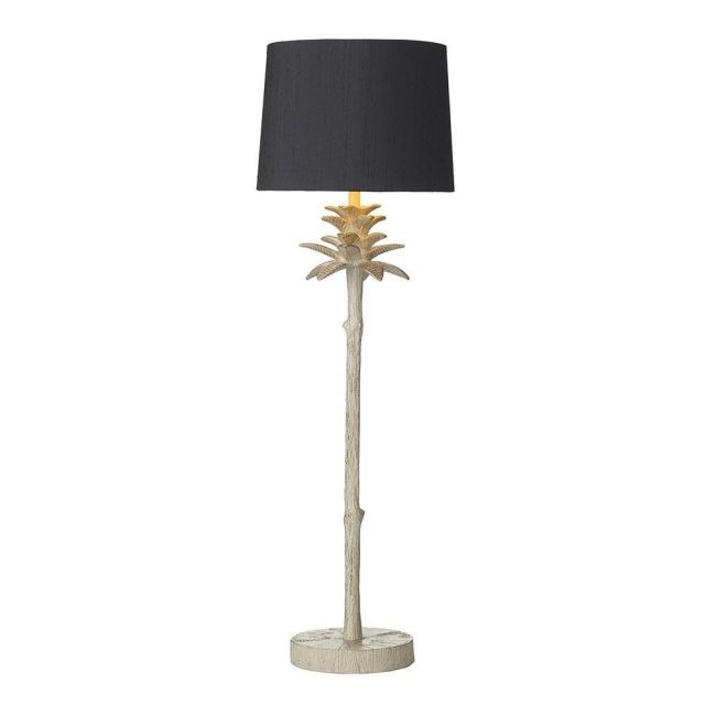 David Hunt Lighting CAB4212 Cabana One Light Table Lamp In Cream And Gold - Base Only