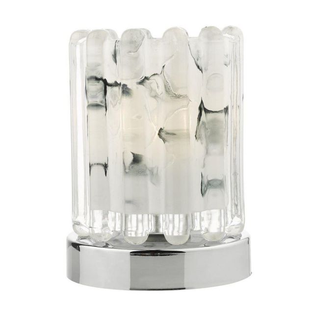 ELF4150 Elf Polished Chrome and Glass Touch Lamp
