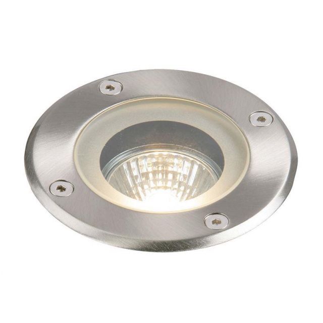 Saxby GH98042V Pillar Outdoor Ground Recessed Light in Polished Stainless Steel