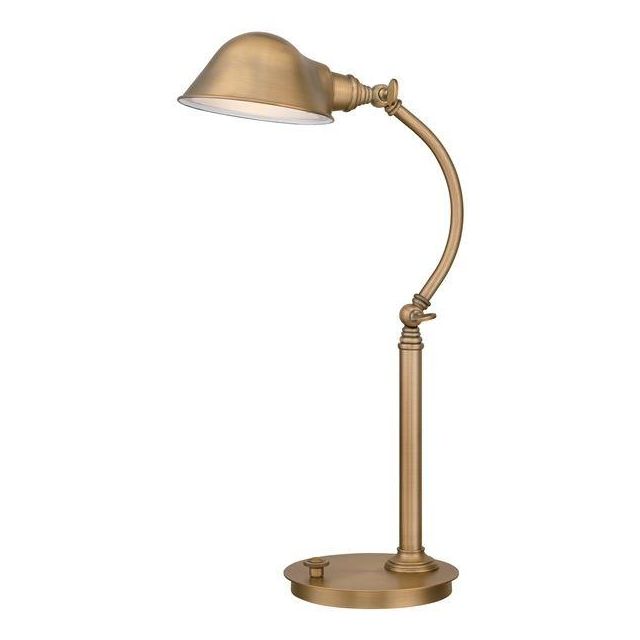 QZ/THOMPSON/TLAB Thompson Aged Brass LED Desk Lamp
