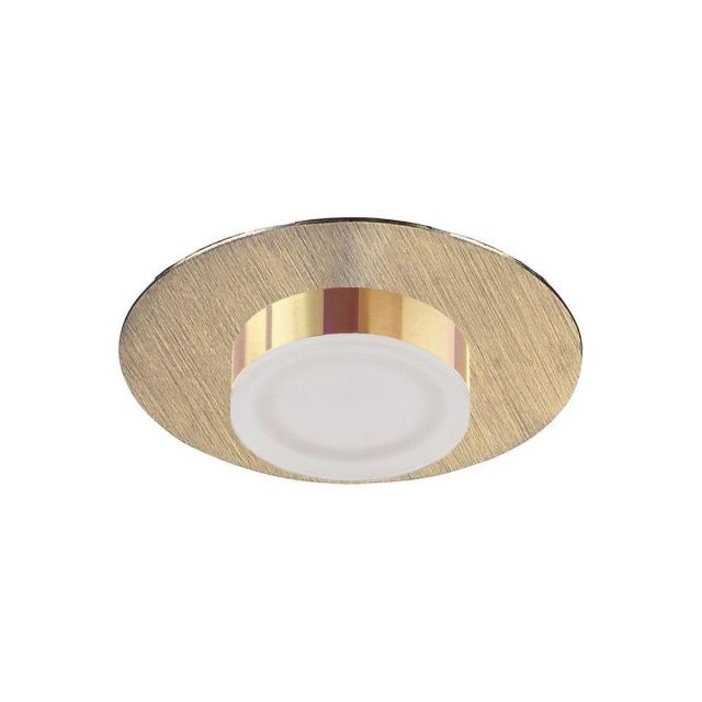 Mantra M8351 Marcel Bathroom Round LED Recessed Downlight In Satin Gold