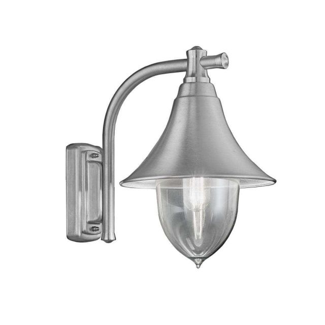 OUT6589 Exterior Wall Lantern In Silver Grey