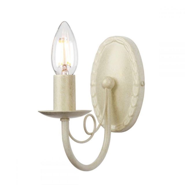 Elstead MN1 IV/GLD Minster 1 Light Wall Light  In Ivory/Gold - Fitting Only