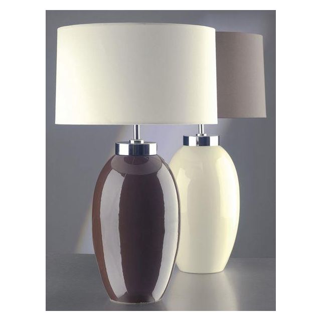 Elstead Victor (35VCS/LB37) Table Lamp in Cream Small