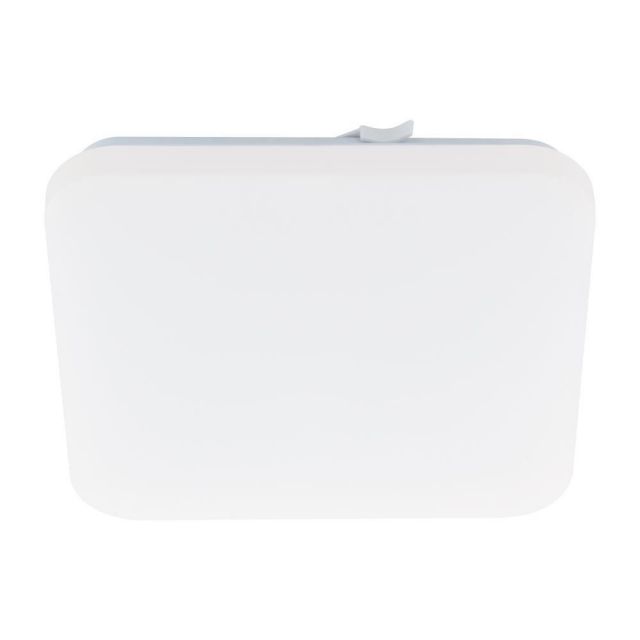 Eglo 97874 Frania LED Square Flush Ceiling Light In White - L: 280mm