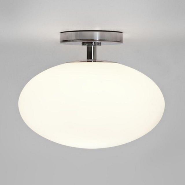 Astro 1176001 Zeppo Square Bathroom Ceiling Light In Polished Chrome