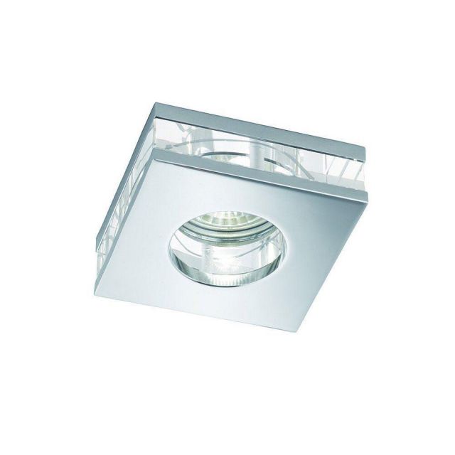 REC267 Recessed Downlight Chrome & Crystal Finish