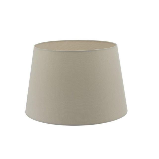 Dar CEZ1829 Cezanne Tapered 450MM Ecru Faux Silk Drum Shade