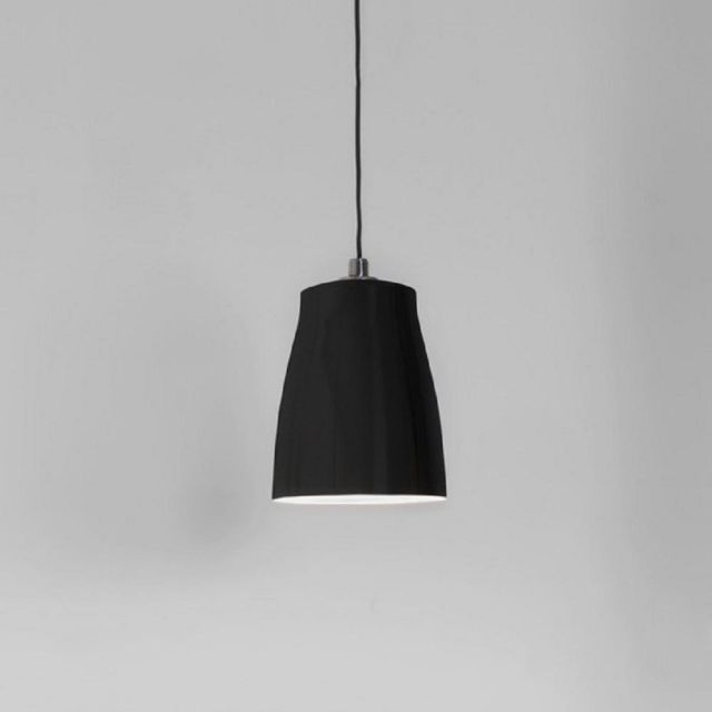 Astro 1224019 Atelier One Light Ceiling Pendant Light In Black  - Dia: 150mm