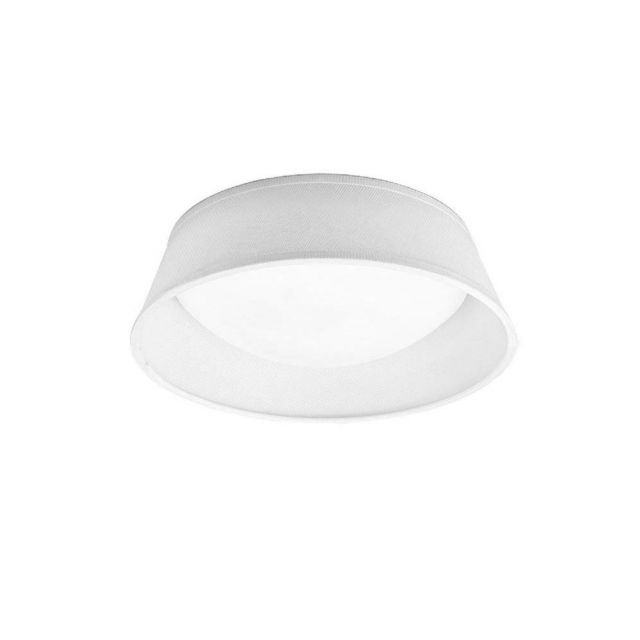 Mantra M4960E Nordica LED Small Ceiling Light In White And Ivory - Dia: 310mm