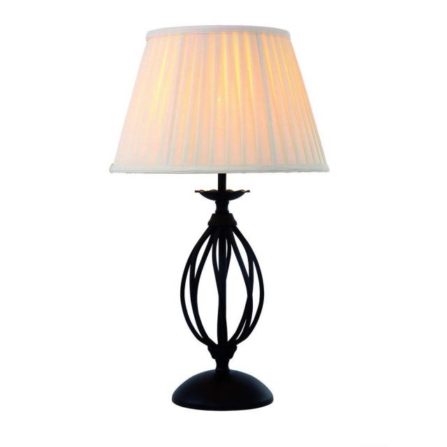 ART/TL BLK Black Artisan Table Lamp with Shade