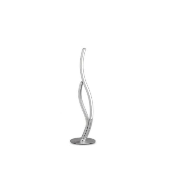 M6109 Corinto LED Small Table Lamp In Silver/Chrome - H: 560mm