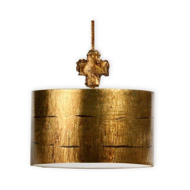 FB/FRAGMENT-G/PL 1 Light Aged Gold Large Ceiling Pendant