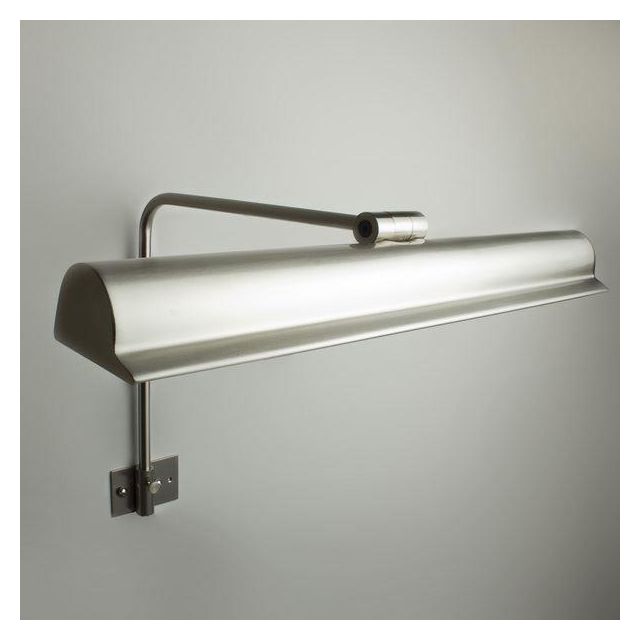 Frame Mounted Picture Light in Brushed Nickel - Harvard 50cm