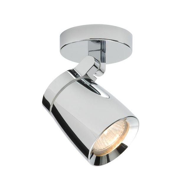 Saxby 39166 Knight 1 Light Bathroom Chrome Ceiling Spotlight