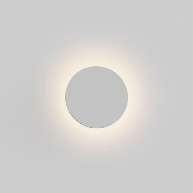Astro 1333003 Eclipse One Light LED Wall Light In White Plaster - D: 350mm