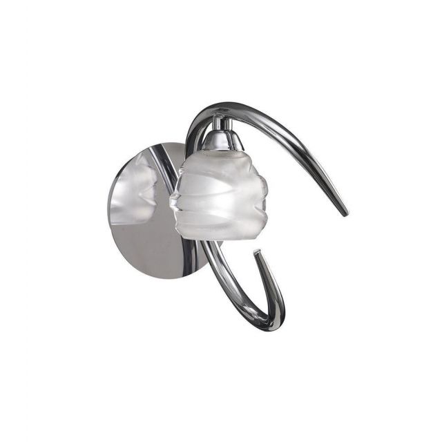 Mantra M1806/S Loop 1 Light Switched Wall Light In Chrome