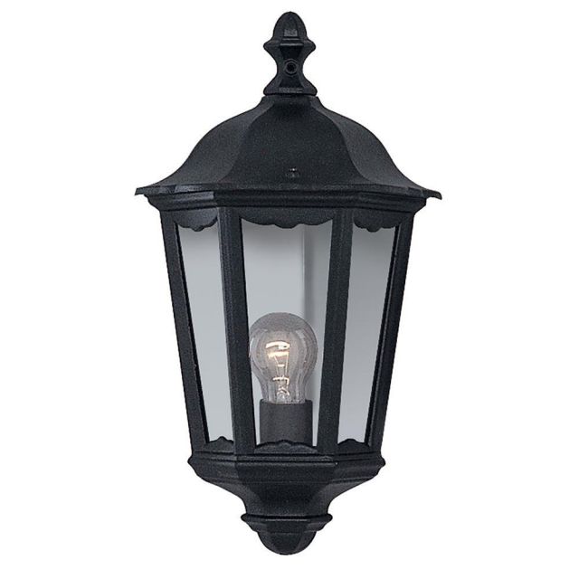 Searchlight 82505BK Alex Outdoor Wall Lamp.