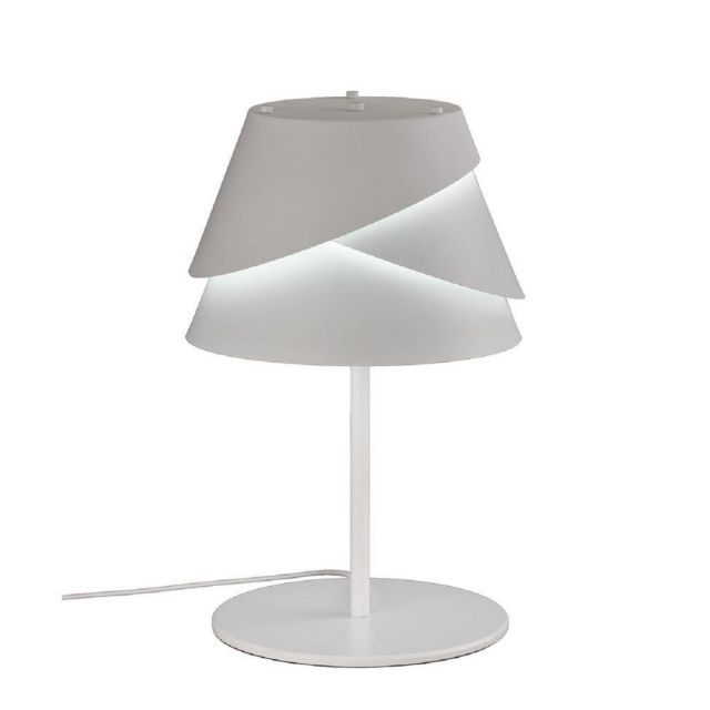 Mantra M5863 Alboran 1 Light Table Lamp  In White