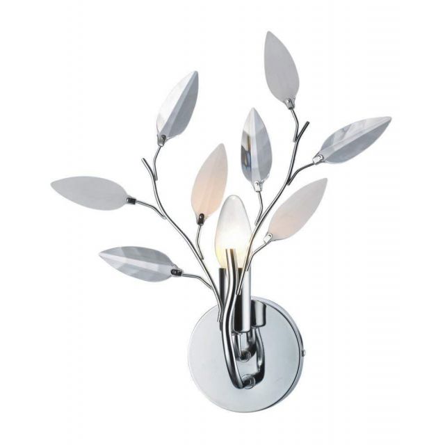 Meadow 1 Light Wall Light Fitting In Polished Chrome