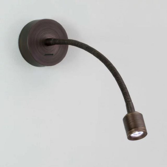 Astro 1138011 Fosso Switched LED Reading Light In Bronze