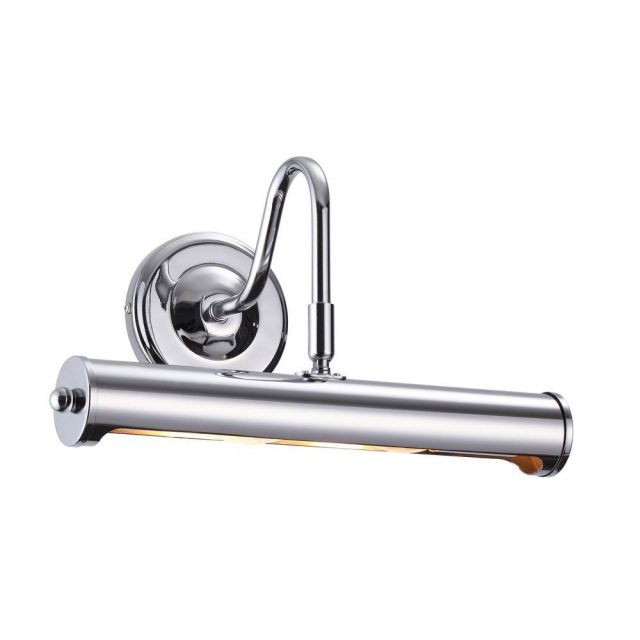 12" Polished Chrome Swan Neck Picture Light