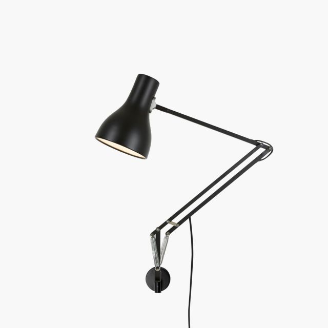 Anglepoise 32662 Type 75 Wall Mounted Light In Jet Black