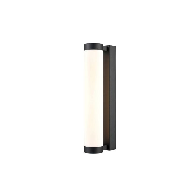 Ava Dimmable Small LED Bathroom Wall Light In Black Finish IP44 W131