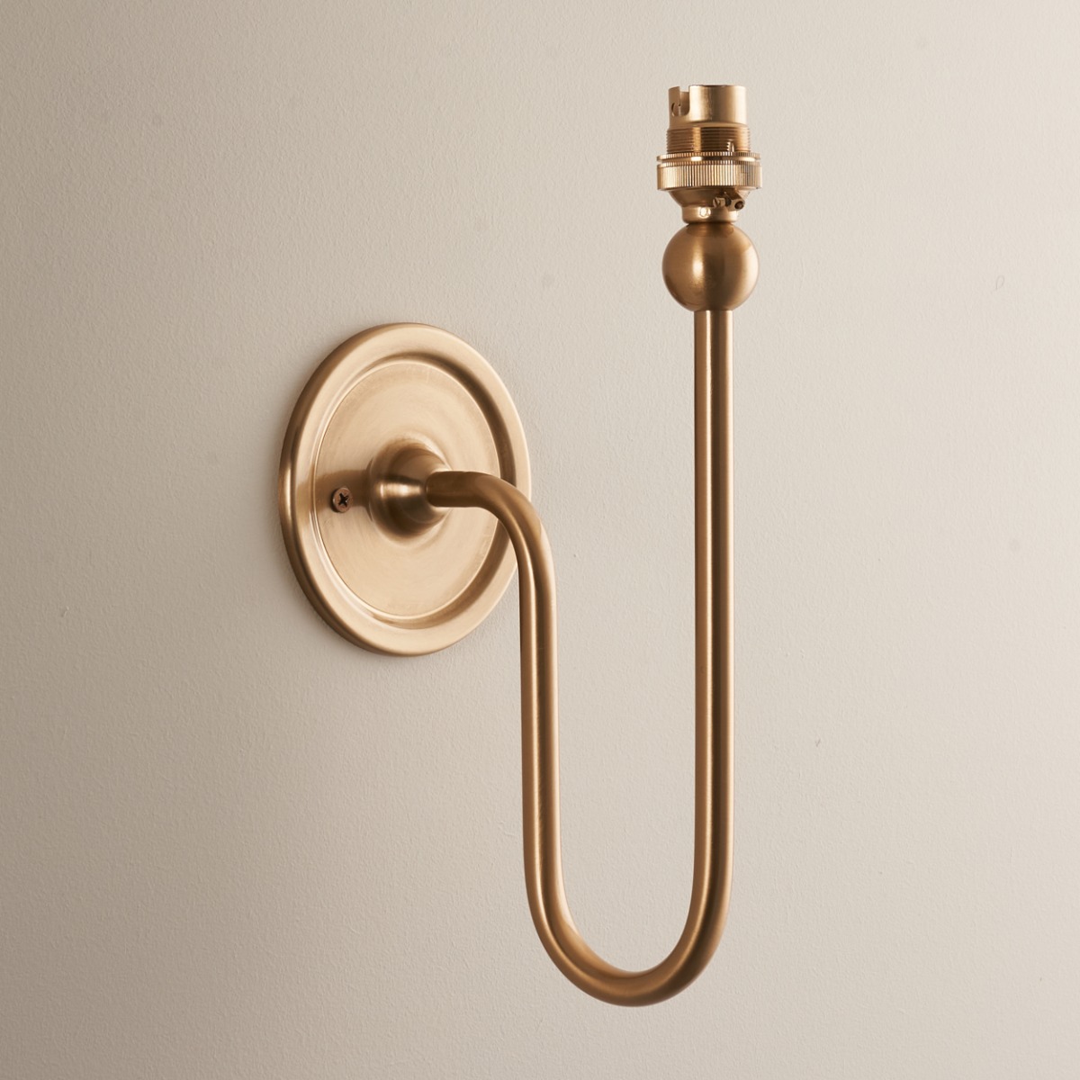 Endon 108208 Santiago Wall Light In Brushed Aged Brass Finish