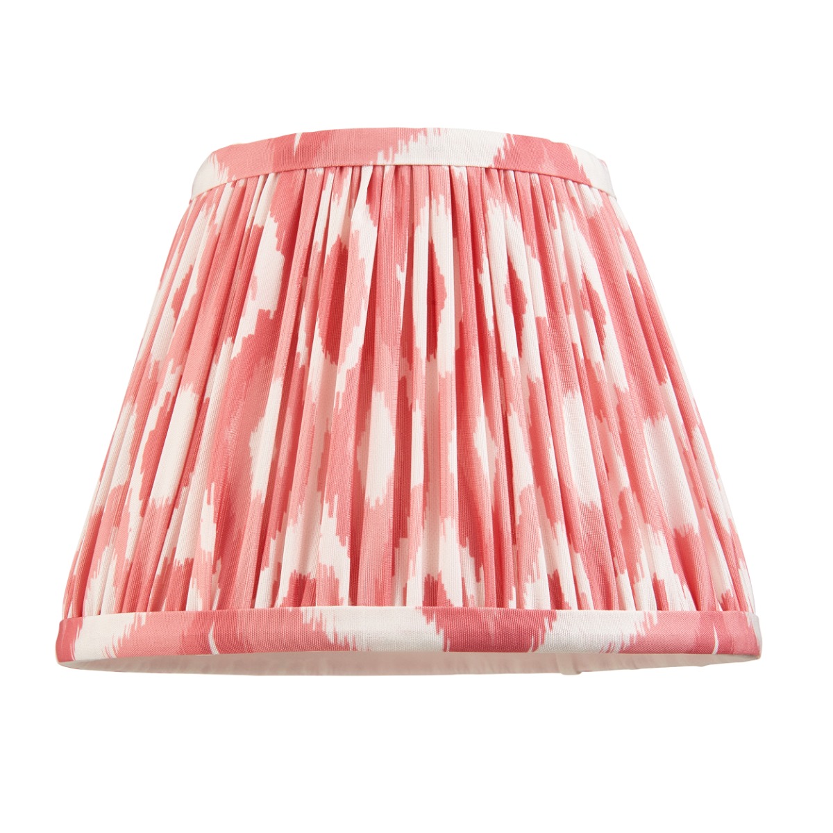 Endon 111338 Ikat Tapered Lamp Shade 20 cm Coral Pink