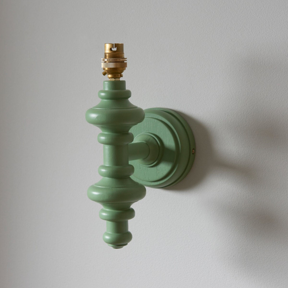 Endon 111631 Carnaby Wall Light In Satin Cotswold Green