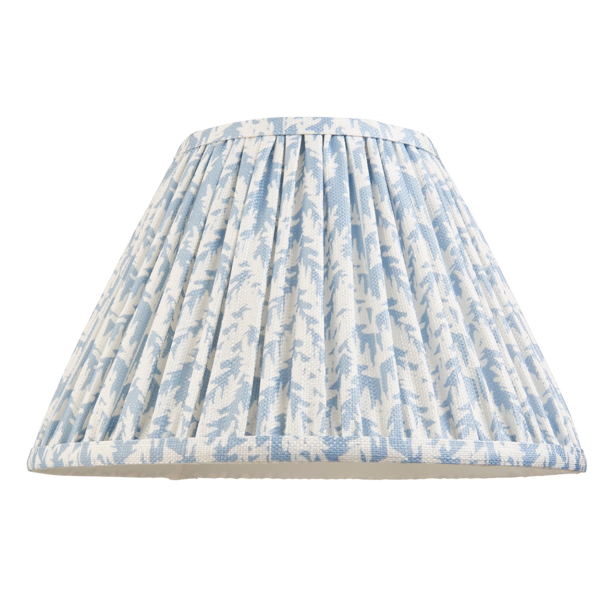 Endon 112917 Leaf Tapered Lamp Shade 30 cm In Shell Bay Blue