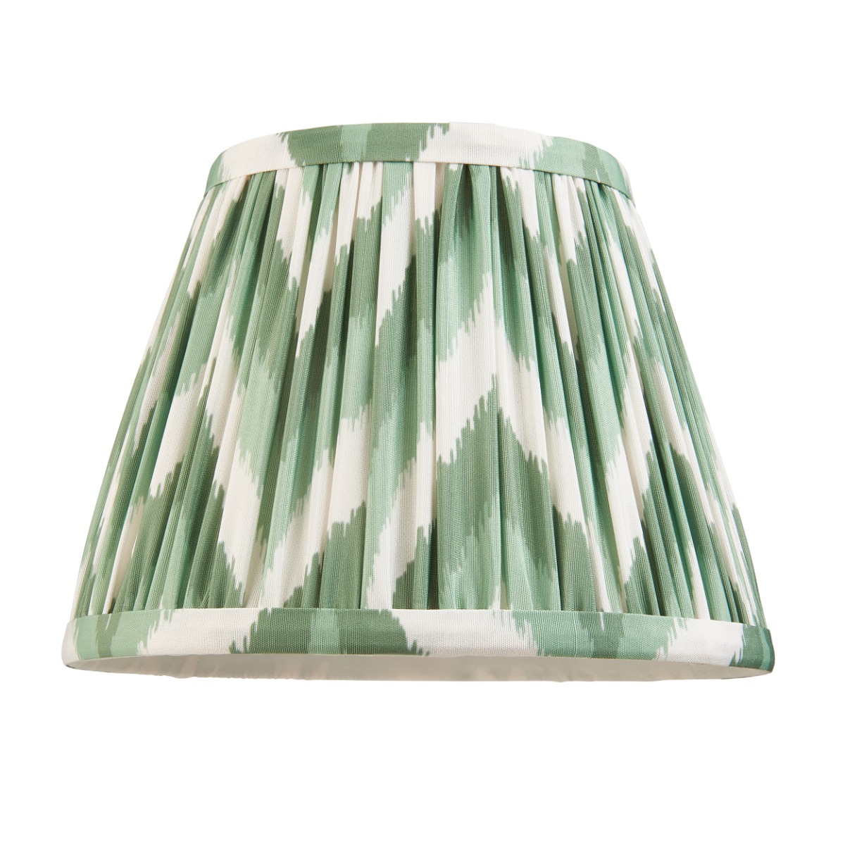 Endon 113065 Zigzag Tapered Lamp Shade 20 cm In Cotswold Green