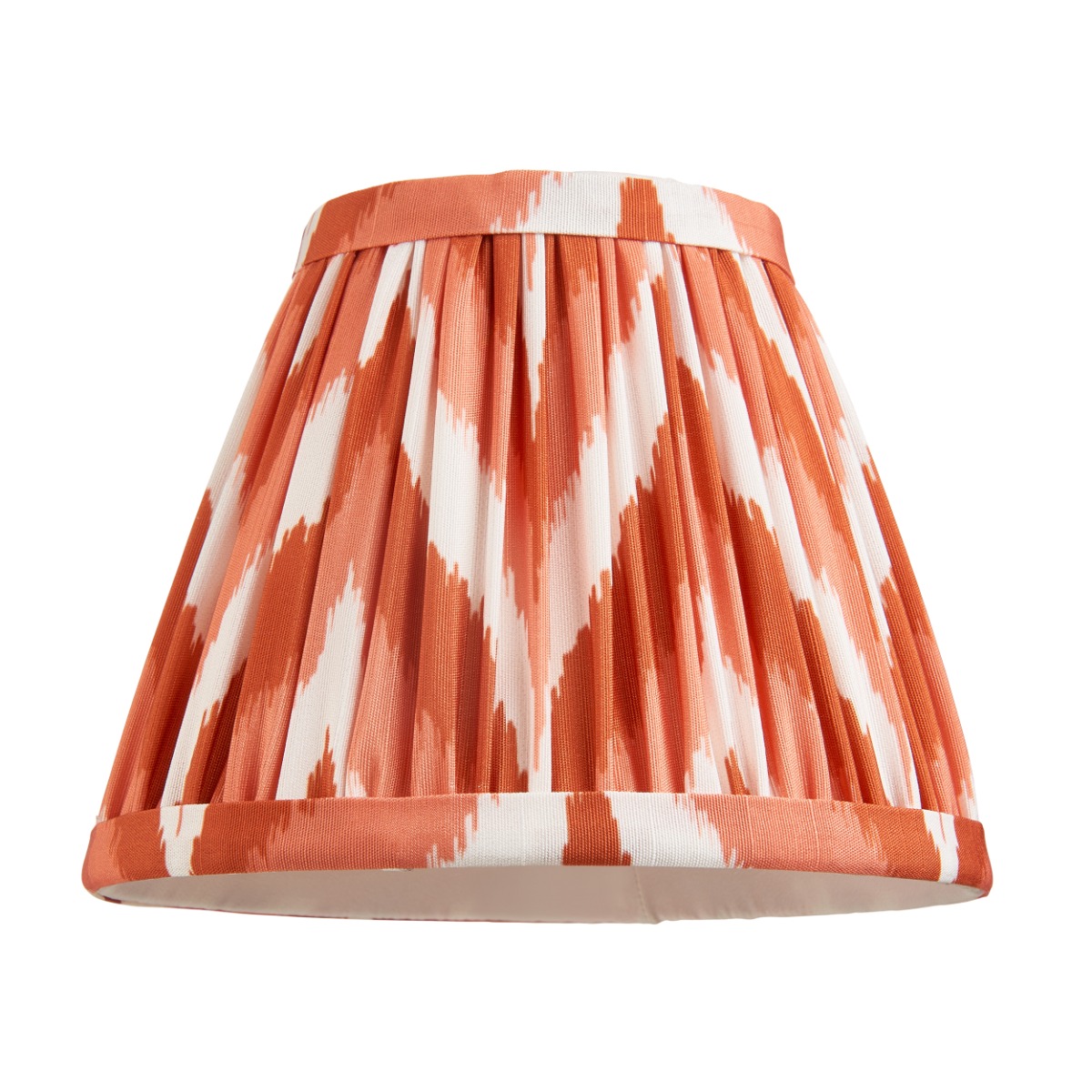 Endon 113070 Zigzag Tapered Lamp Shade 16 cm In Apricot Orange