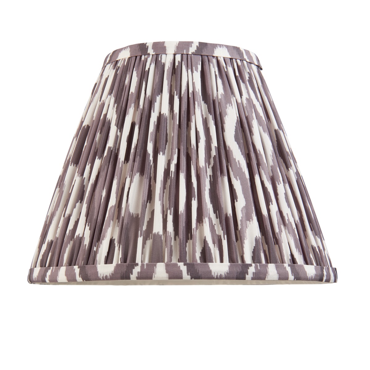 Endon 113084 Ikat Tapered Lamp Shade 25 cm In Pearl Grey