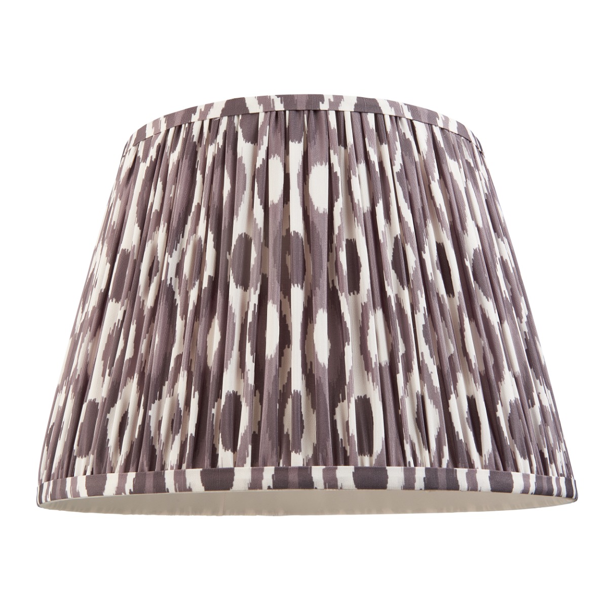 Endon 113086 Ikat Tapered Lamp Shade 35 cm In Pearl Grey