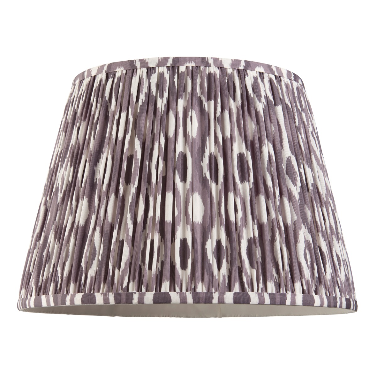 Endon 113087 Ikat Tapered Lamp Shade 40 cm In Pearl Grey