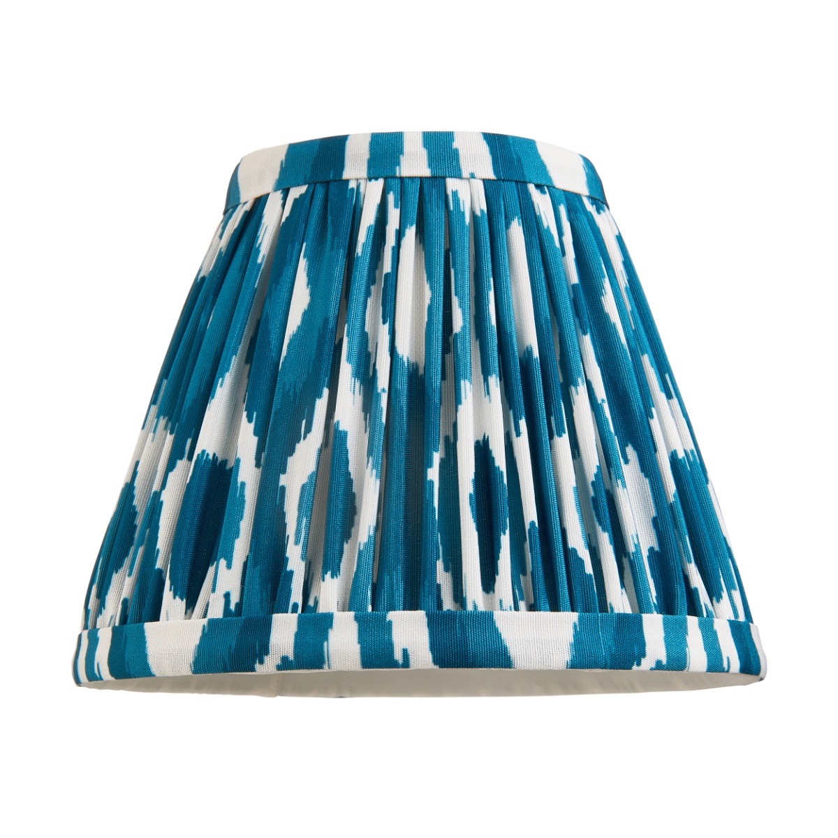 Endon 113088 Ikat Tapered Lamp Shade 16 cm In Marlin Blue